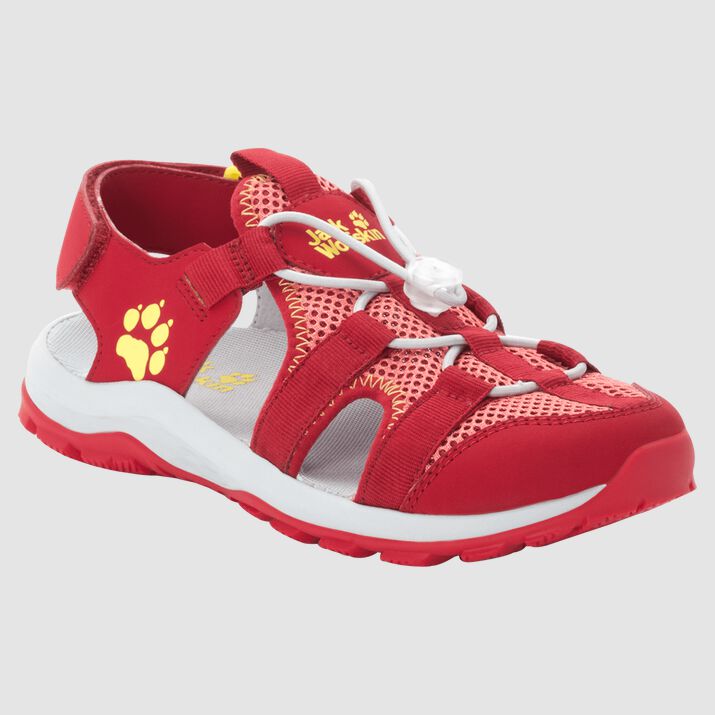 Sandalias Jack Wolfskin Outdoor Action Niños Rojos/Azules Mexico-2651387